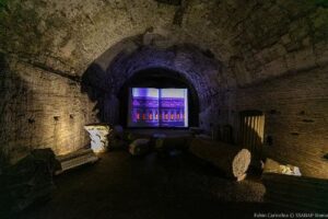 L’arte di Plessi rende omaggio alle Terme di Caracalla: svelate le gallerie "segrete" dei sotterranei